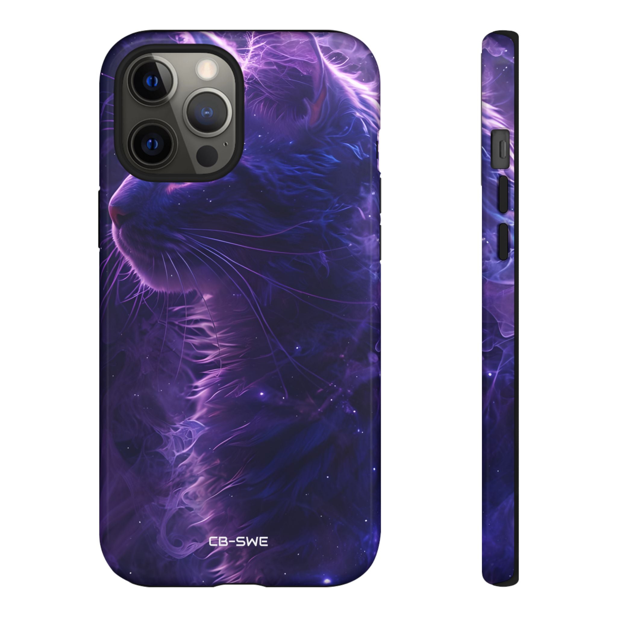 Mystical Starlit Cat - iPhone Case