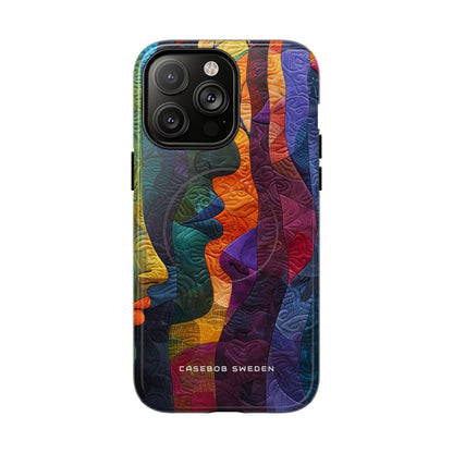 Harmonized Faces and Nature Fusion iPhone 14 | Tough+ Phone Case