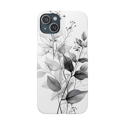 Botanical Line Harmony iPhone 15 - Slim Phone Case