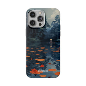 Tranquil Lotus Serenity | Flexible Phone Case for iPhone