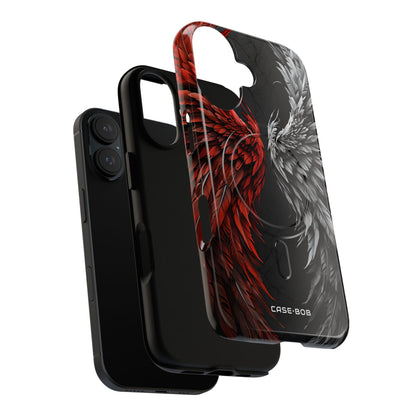 Crimson White Wings iPhone 16 Case - Tough+
