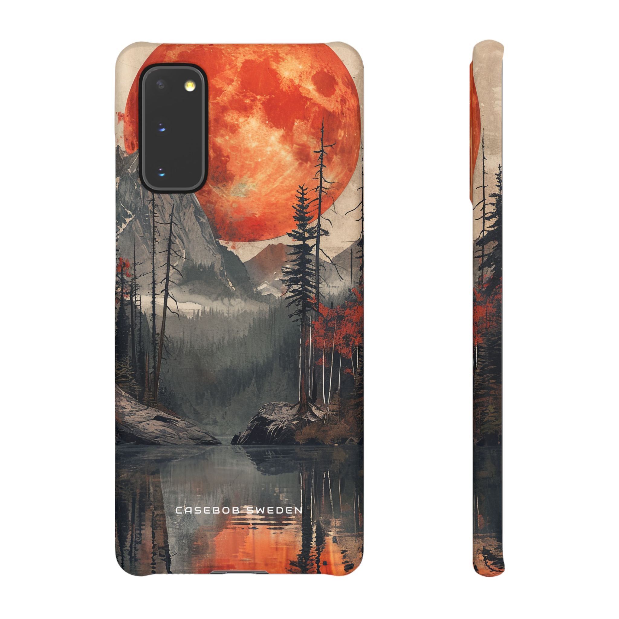 Celestial Glow Over Reflective Landscape Samsung S20 - Slim Phone Case