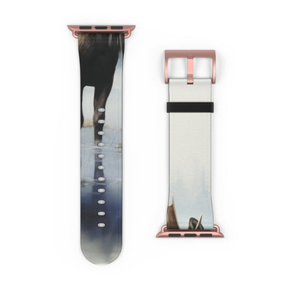 Misty Moose Reflection - Watch Band