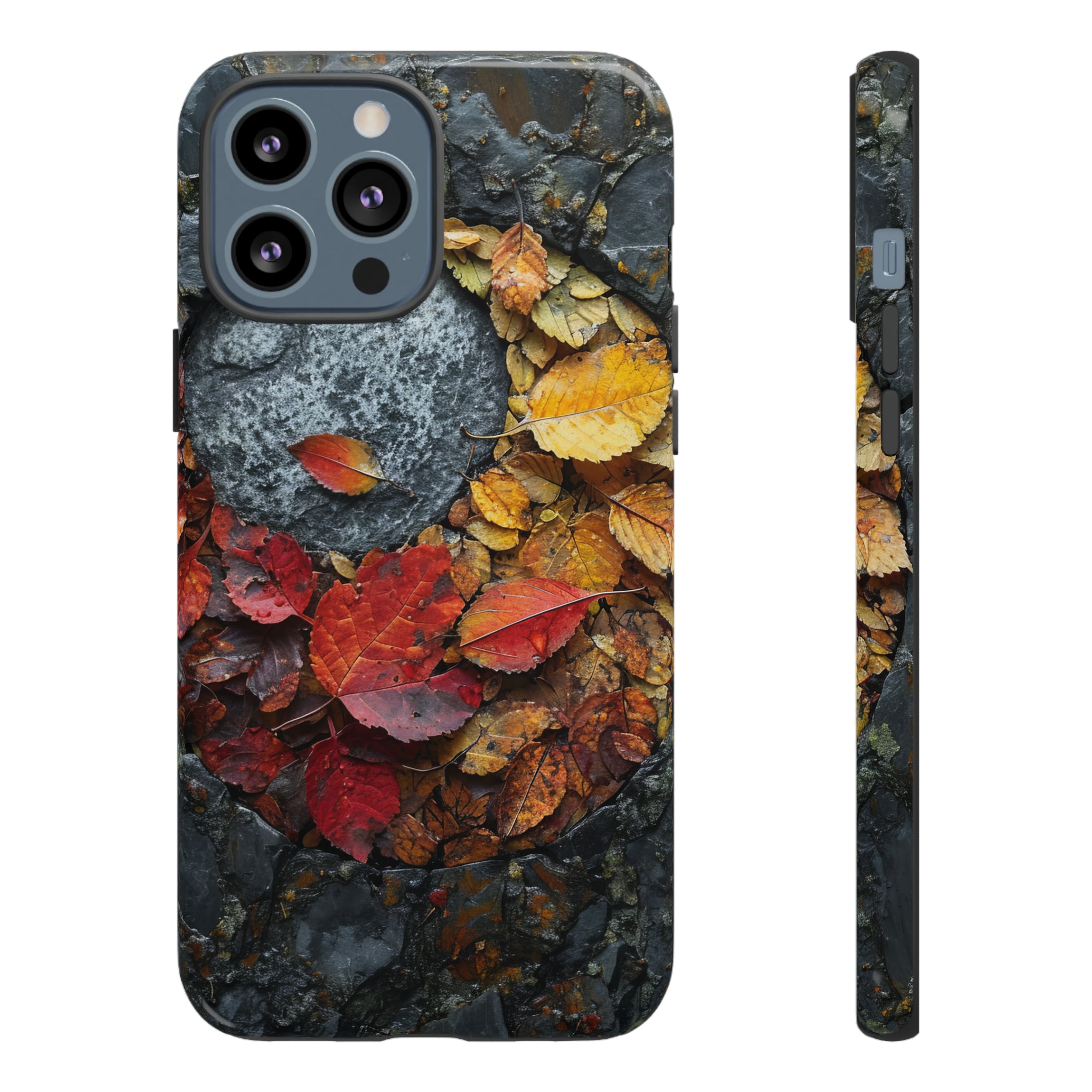 Autumn Peace Leaf Sign - Protective Phone Case