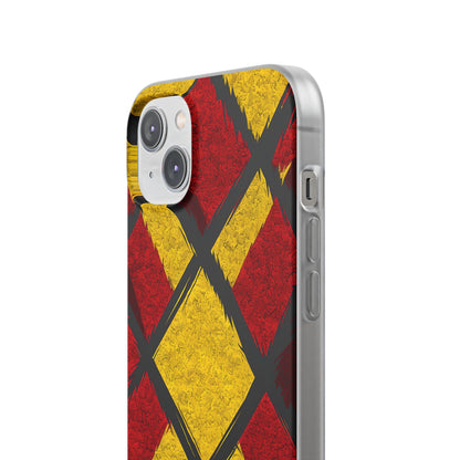 Cracked Diamond Grid iPhone 14 Plus - Soft Case