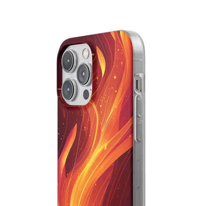 Flaming Flow iPhone 14 Pro Max Case - Soft