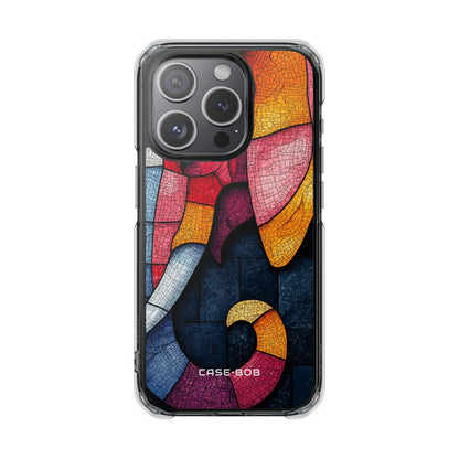 Elephant Mosaic iPhone 15 Pro Case - Impact