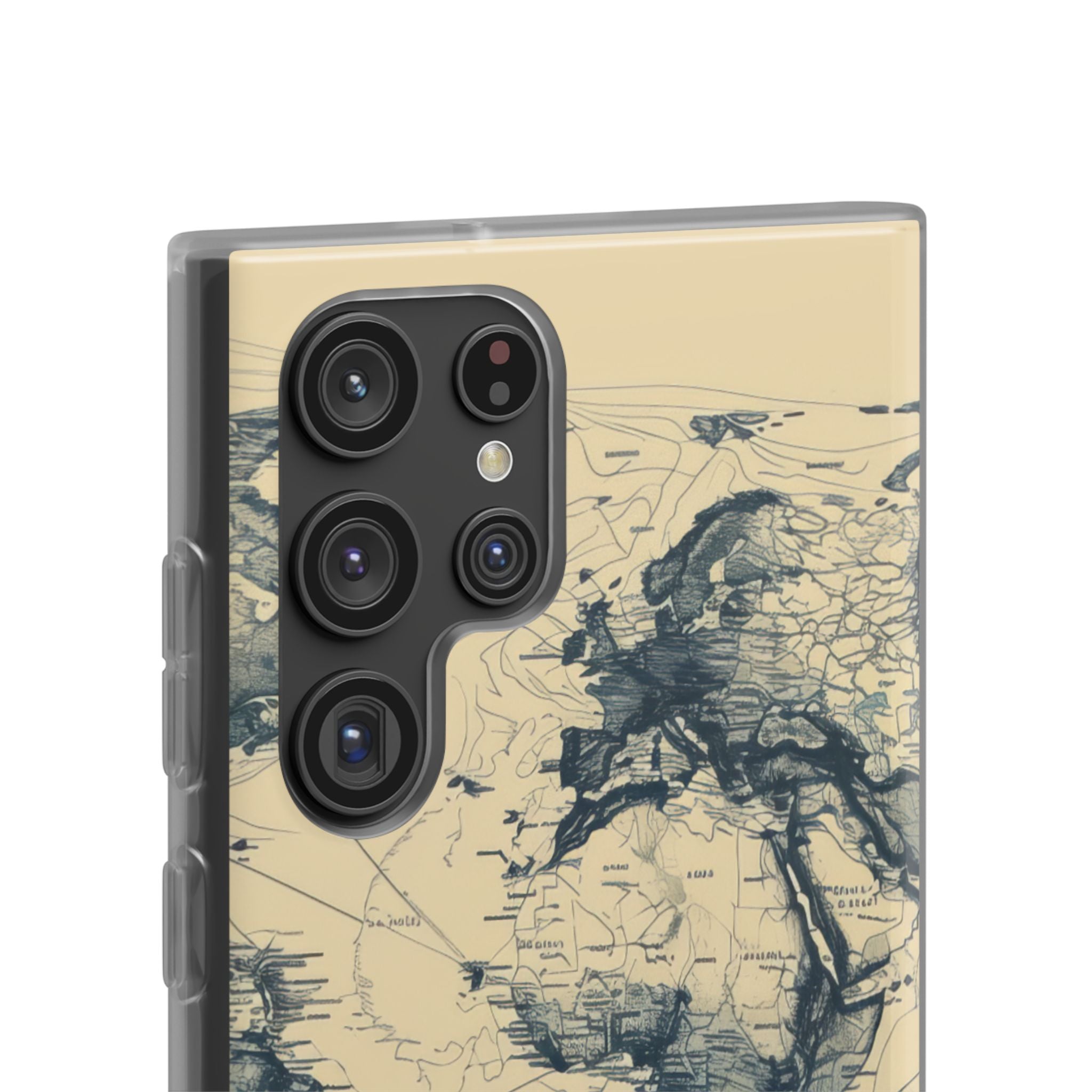 Vintage World Map | Flexible Phone Case for Samsung Galaxy