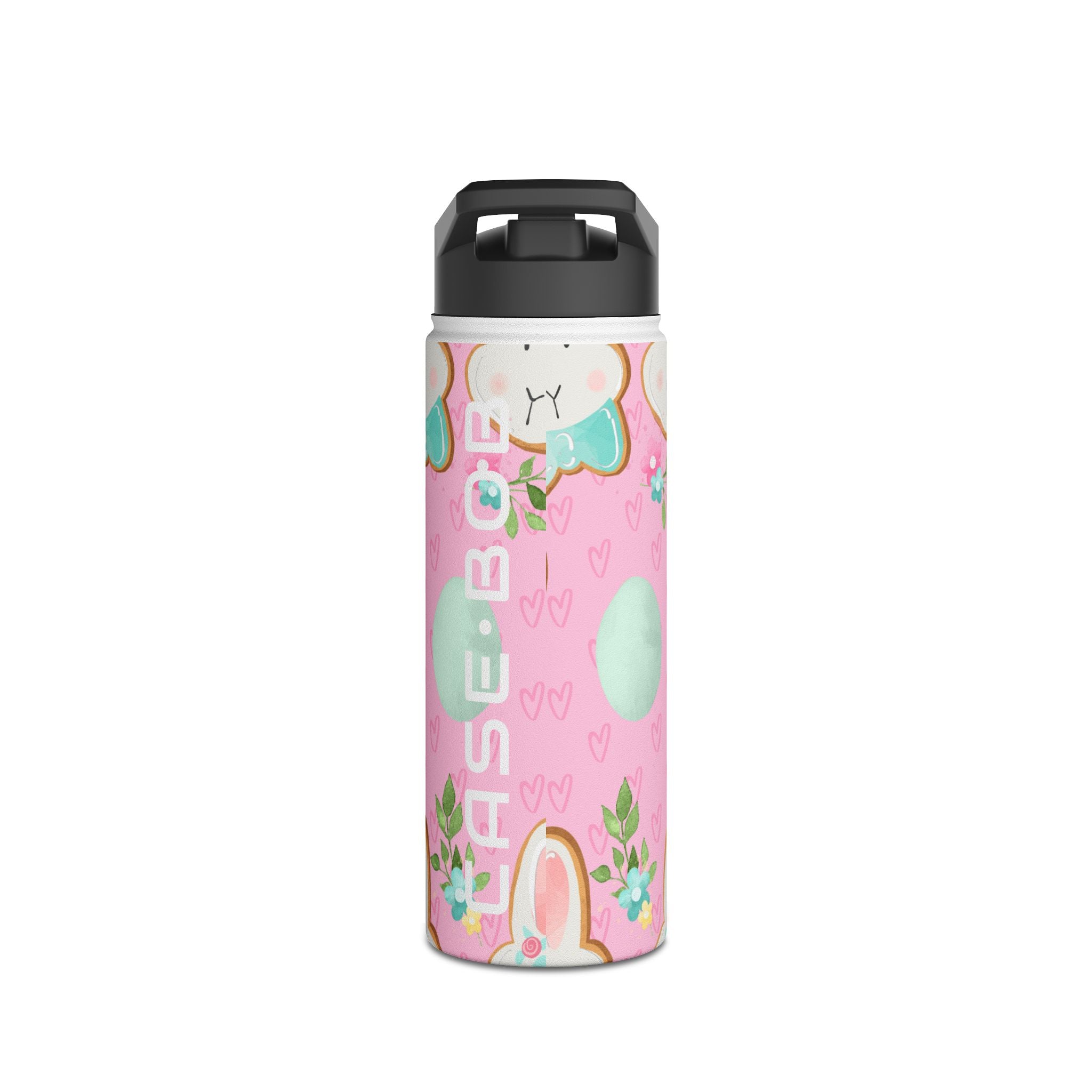 Blushing Bunny Bloom - RVS Waterfles