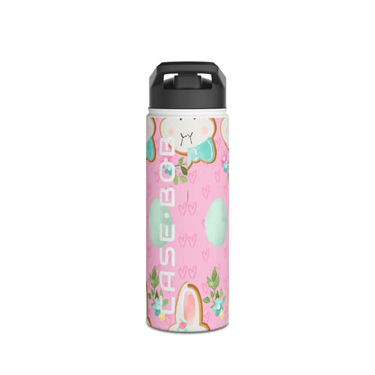 Blushing Bunny Bloom - RVS Waterfles