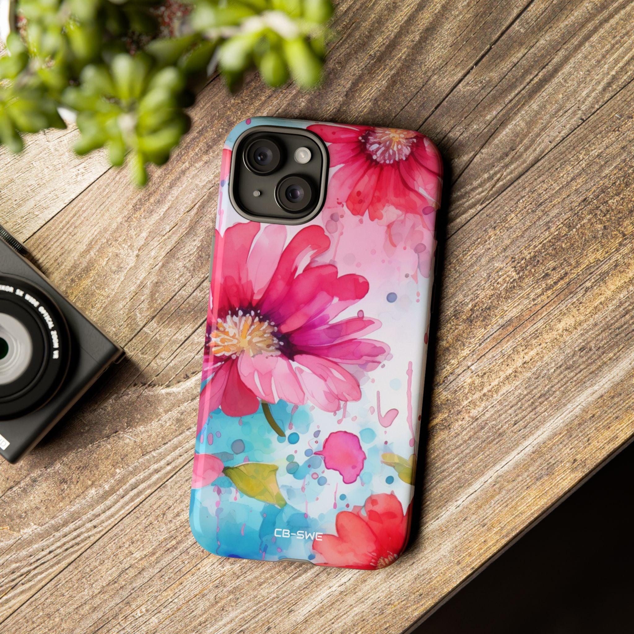 Vibrant Floral Dance - iPhone Case