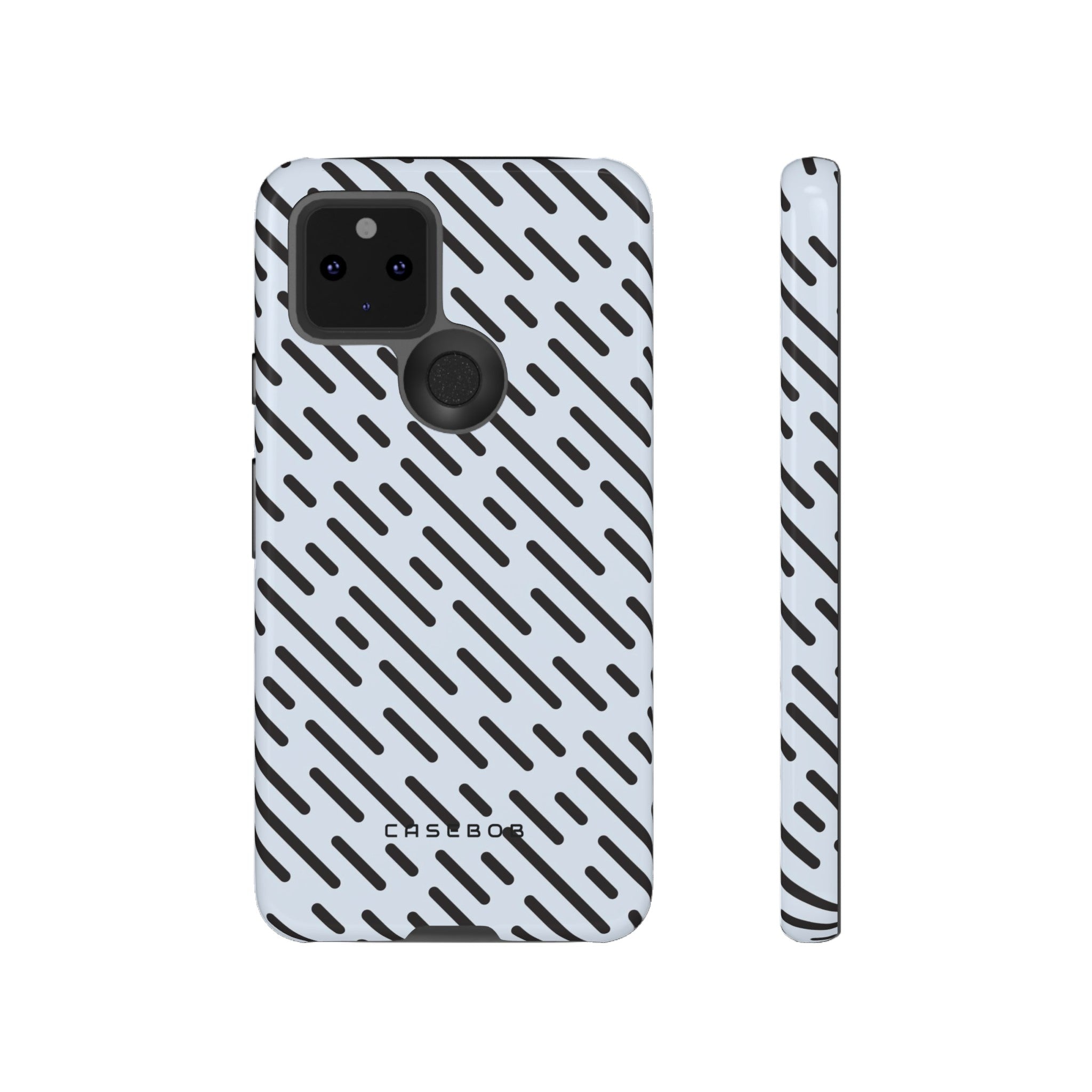 Monochrome Dash - Protective Phone Case