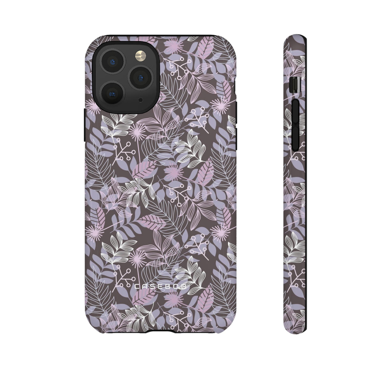 Dark Purple Leaf - Protective Phone Case