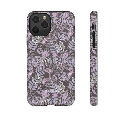 Dark Purple Leaf - Protective Phone Case