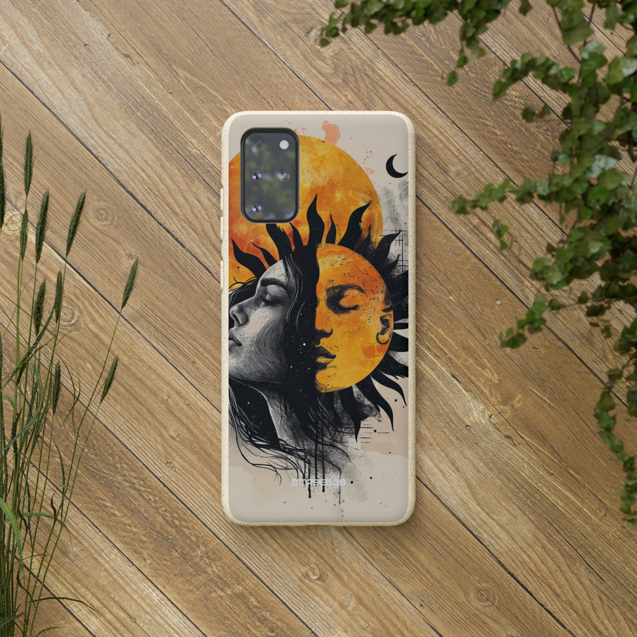 Sunlit Duality | Biodegradable Phone Case