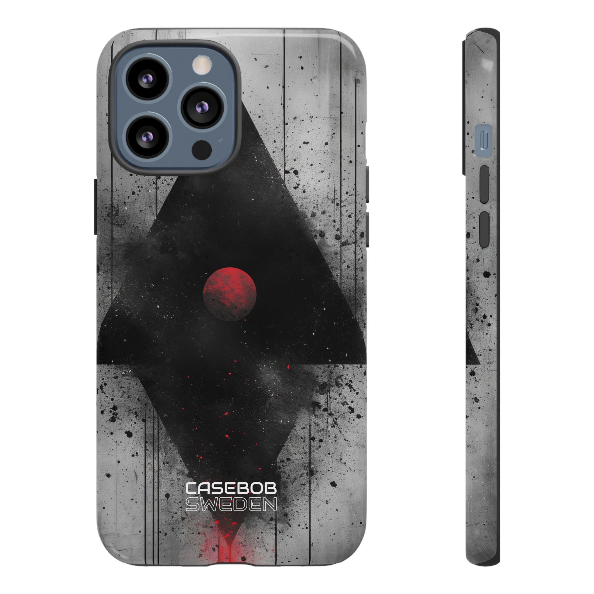 Crimson Core Geometry iPhone 13 - Tough