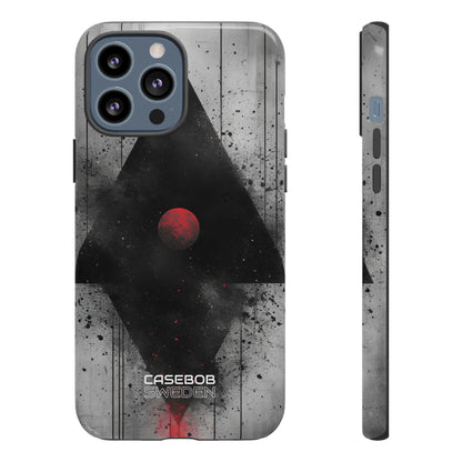 Crimson Core Geometry iPhone 13 - Tough