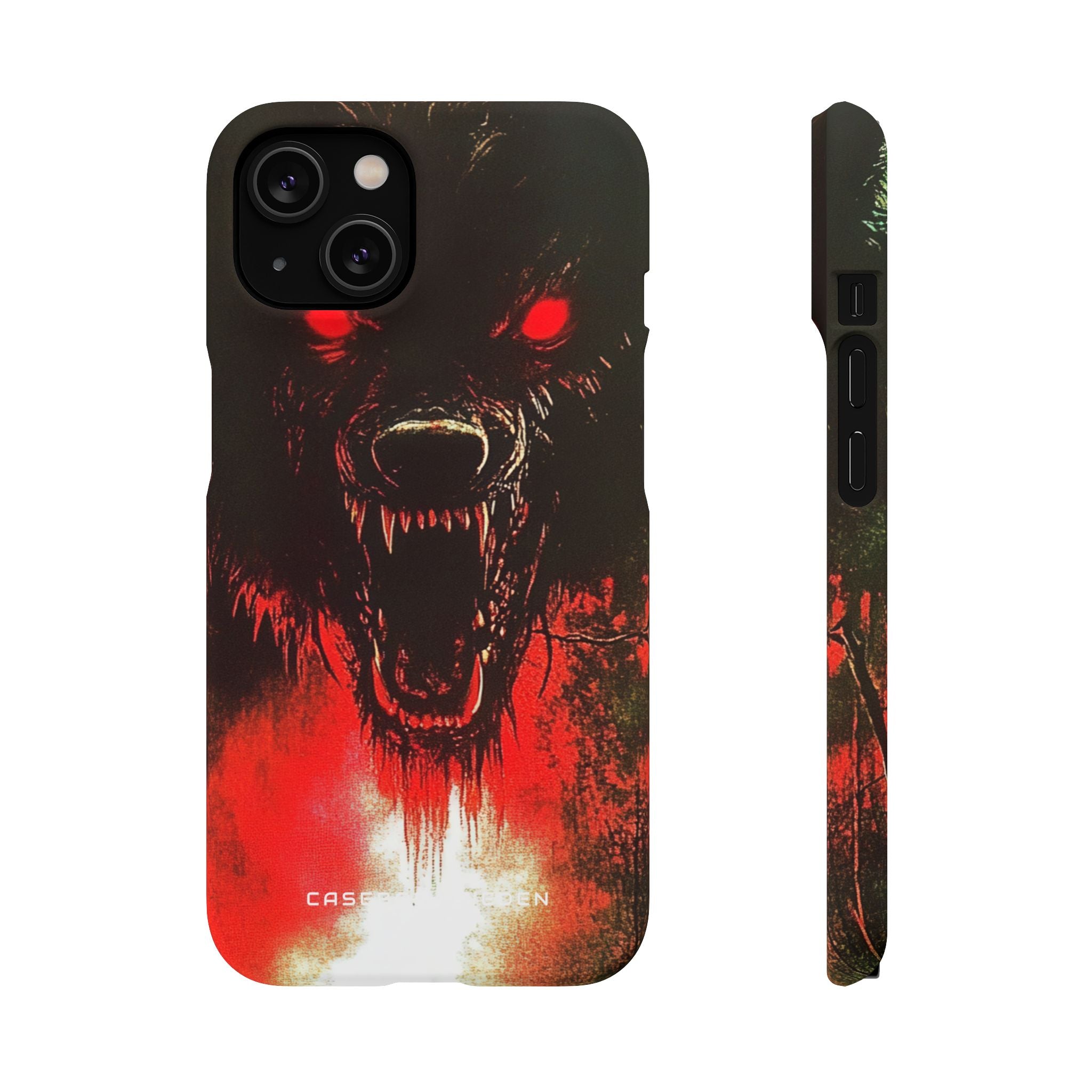 Bloodmoon Wolf's Lament iPhone 14 - Slim Phone Case