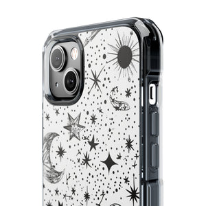 Retro Space Odyssey - Phone Case for iPhone (Clear Impact - Magnetic)