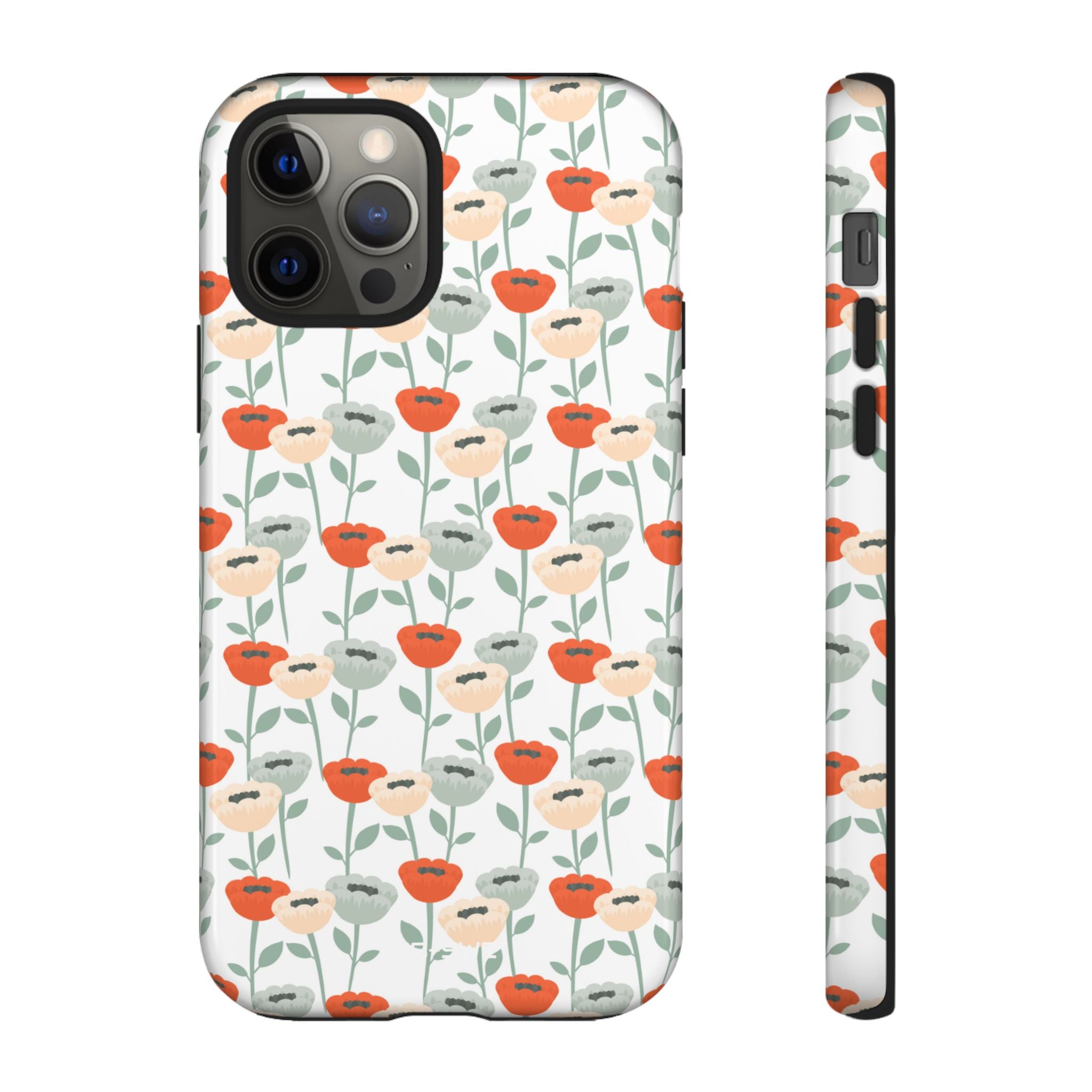 Minimalist Floral Elegance - iPhone Case