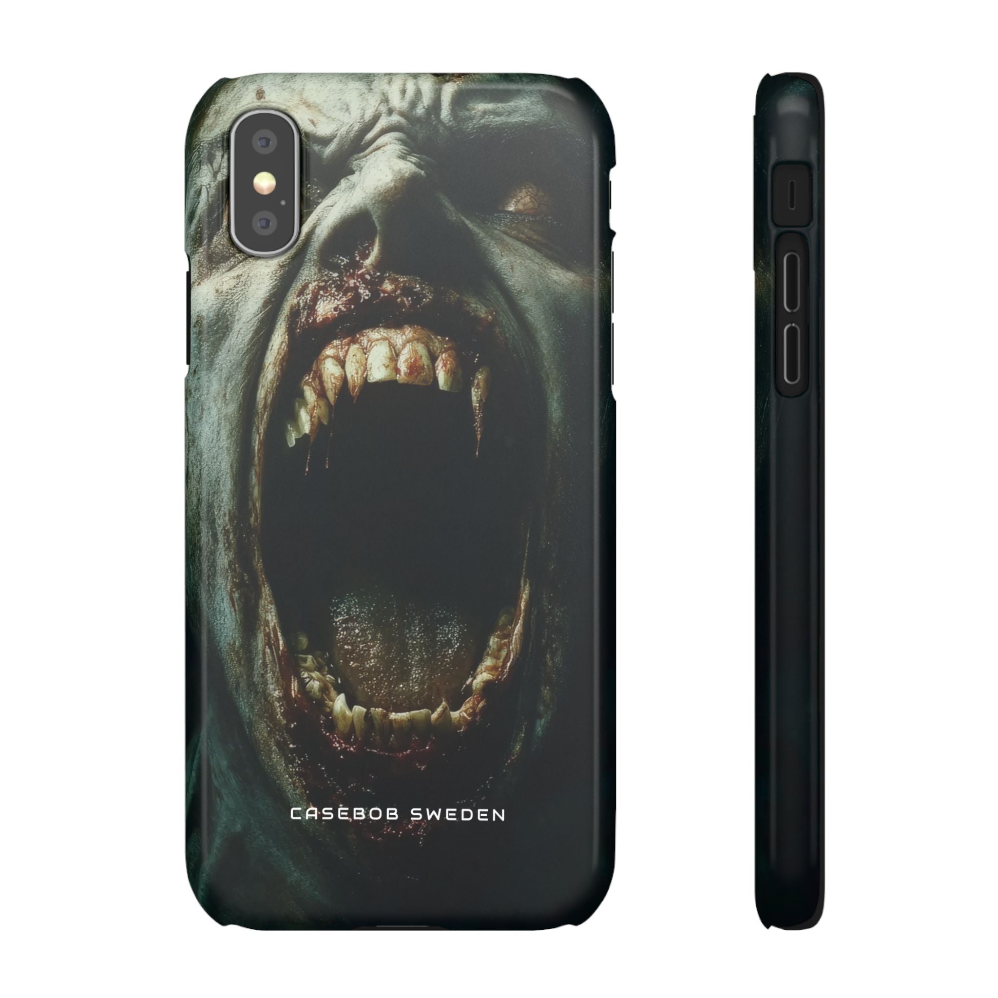 Gothic Wail of Decay  iPhone X - Slim Phone Case