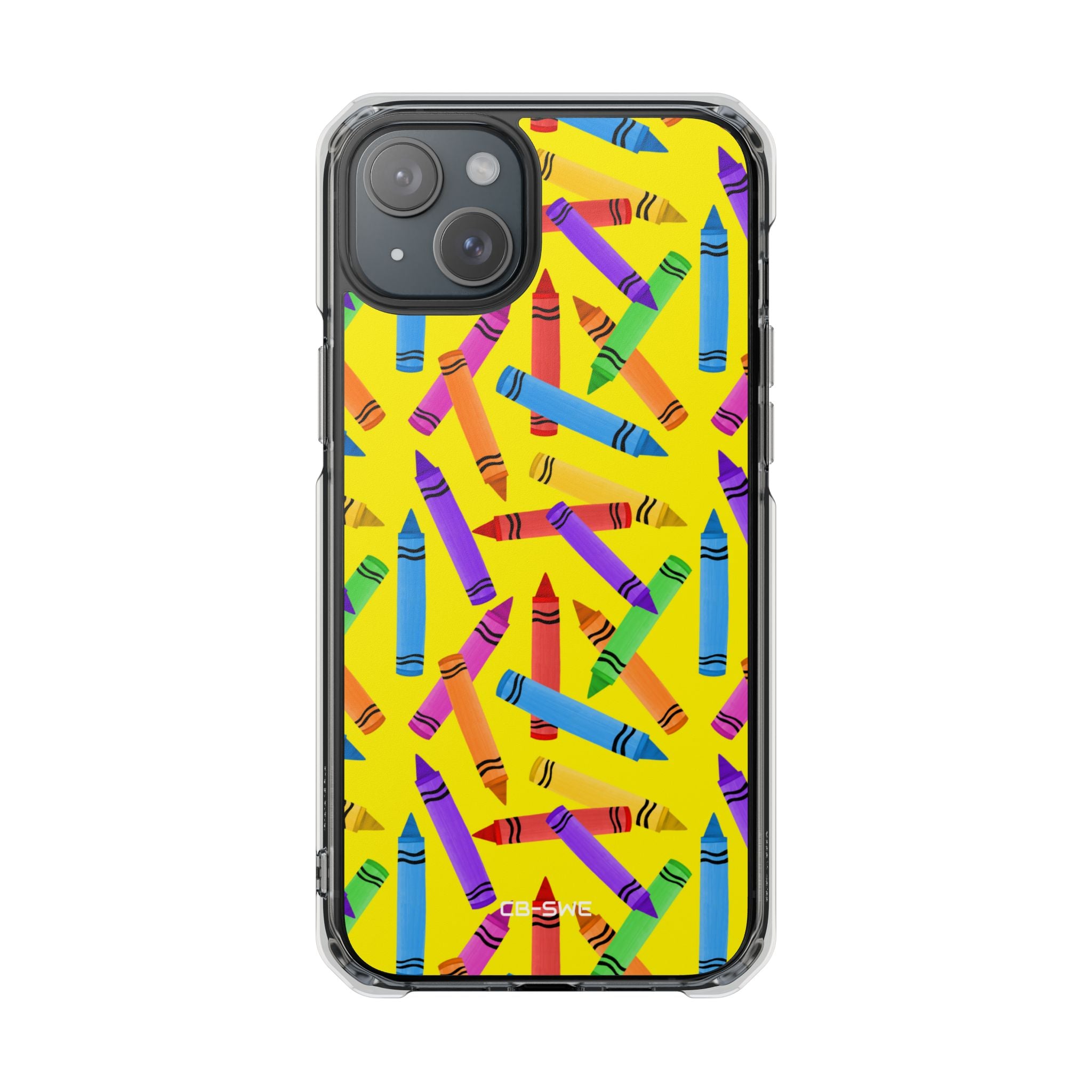 Crayons Scatter Playfully iPhone Case - Impact