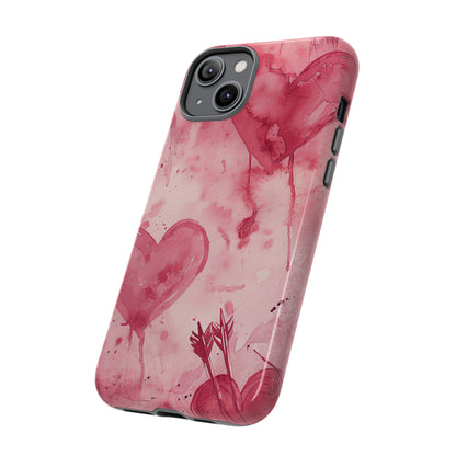 Cupid's Heart Entwined - Protective Phone Case