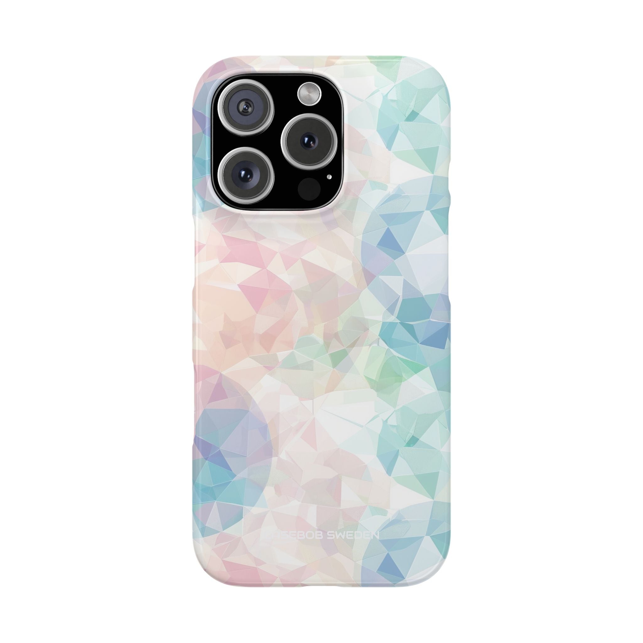 Pastel Geometry Background - Slim iPhone 16 Phone Case