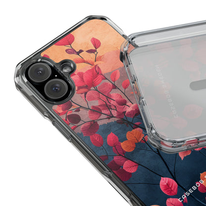 Vibrant Floral Harmony iPhone 16 - Clear Impact Phone Case