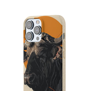 Majestic Buffalo Sun | Biodegradable Phone Case