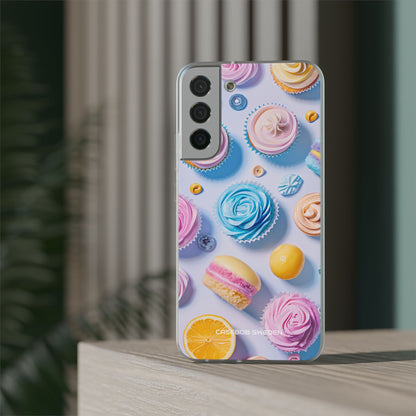 Pastel Whimsy Desserts - Flexi Samsung S22 Phone Case