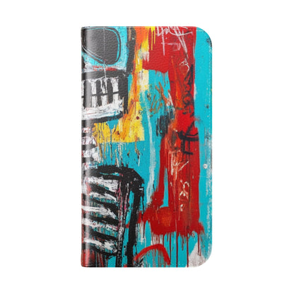 Neon Skull Chaos - iPhone 16  Case - Wallet