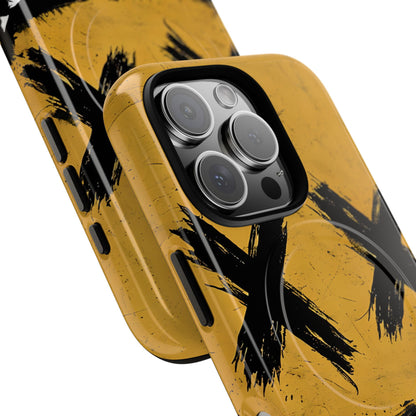 Jagged Smile Yellow iPhone 16 Pro Case - Tough+