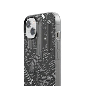 Cyber ​​Circuitry Art | Flexible Handyhülle für iPhone