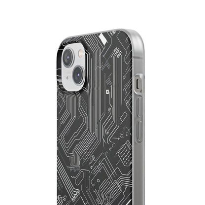 Cyber Circuitry Art | Flexible Phone Case for iPhone