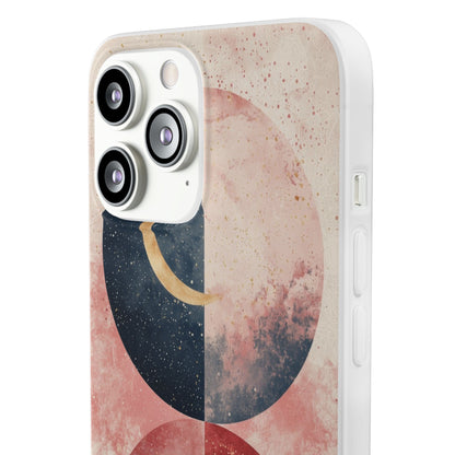 Golden Crescent Circles iPhone 13 Pro Max - Soft