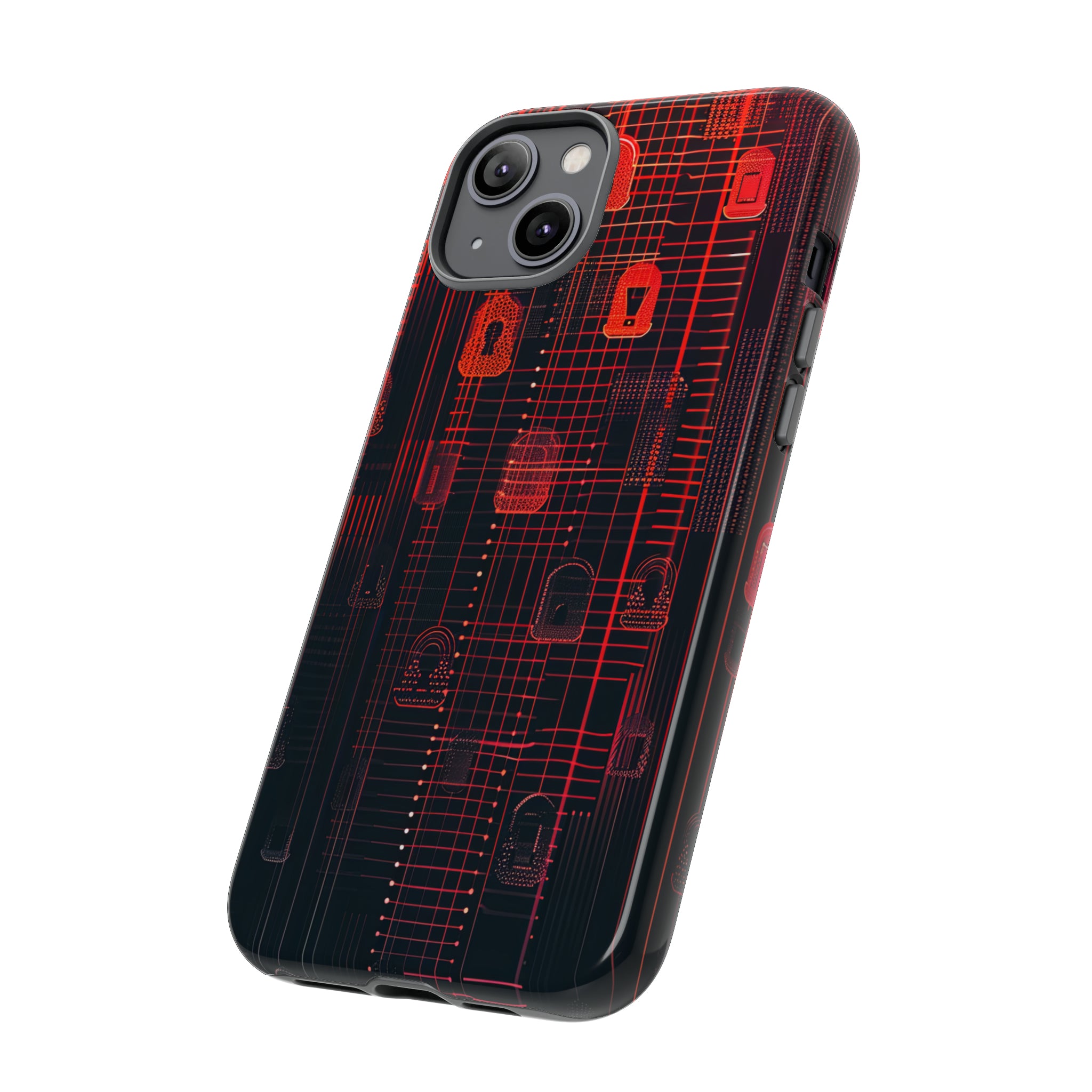 Encryption Aura: Security Gradient - Protective Phone Case