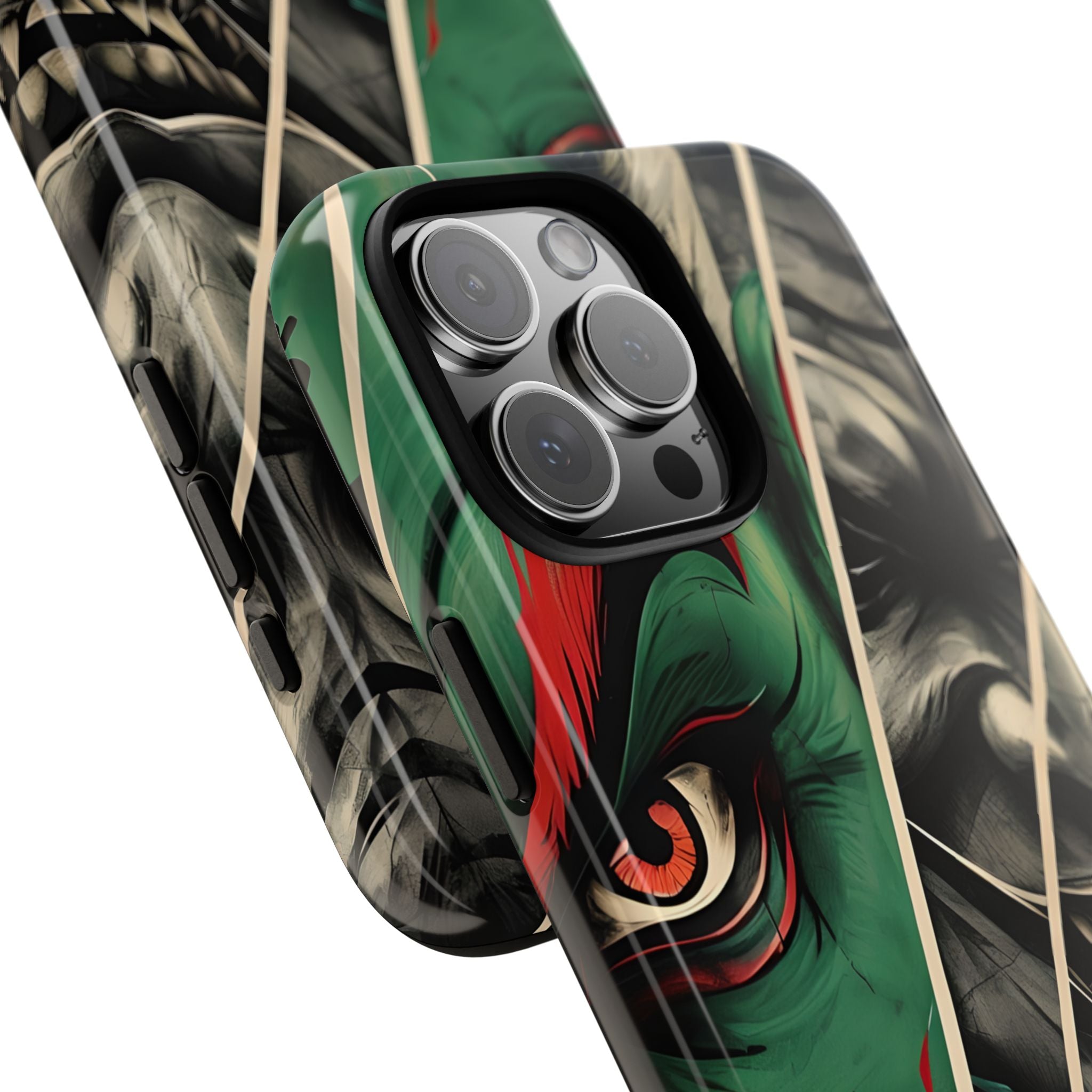 Demonic Panels Clash - iPhone Case