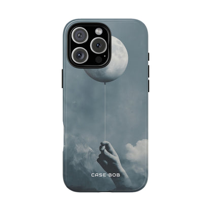 Moon Balloon iPhone 16 Pro Max Case - Tough