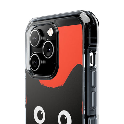 Peekaboo Cat Crimson iPhone 14 Pro Case - Impact
