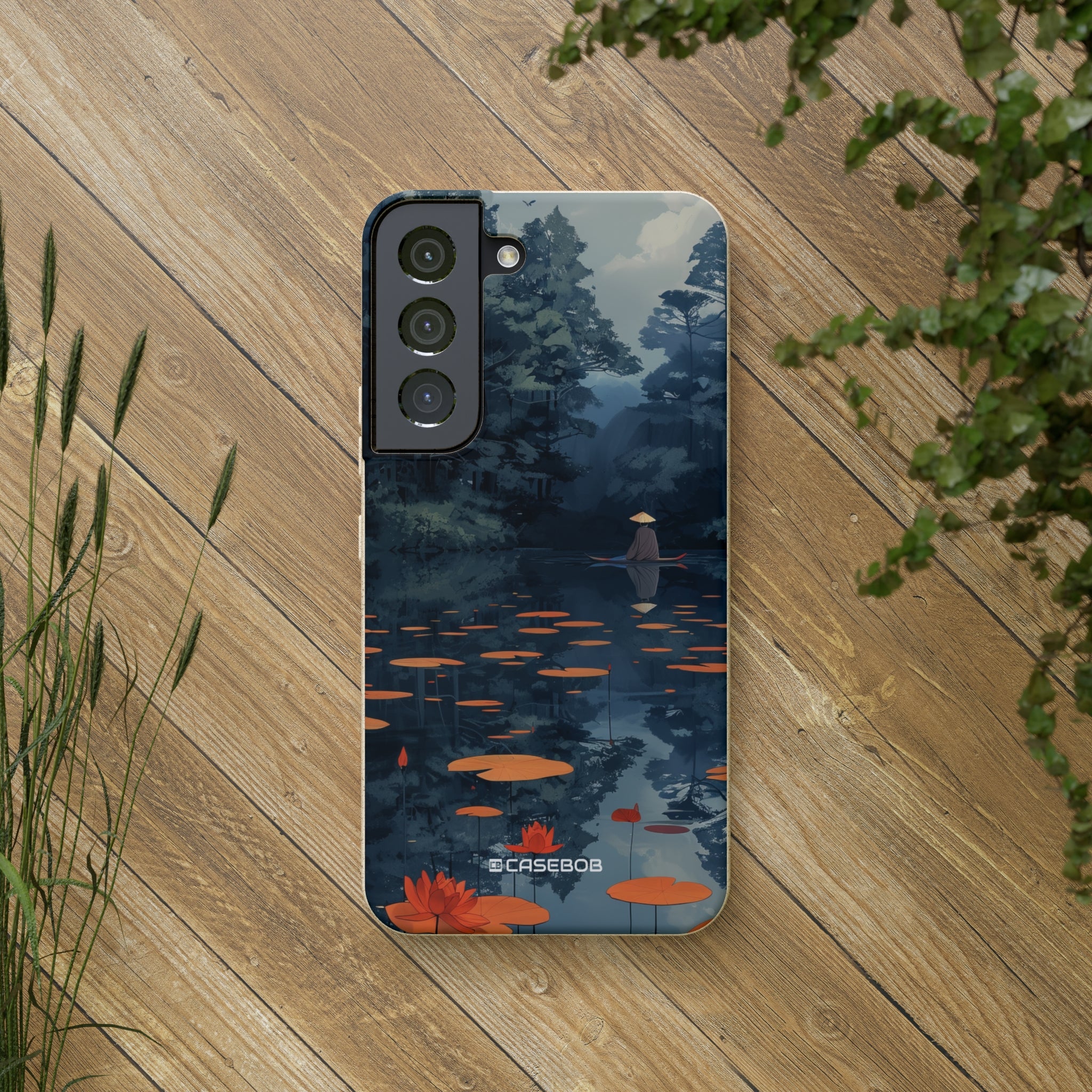 Tranquil Lotus Serenity | Biodegradable Phone Case