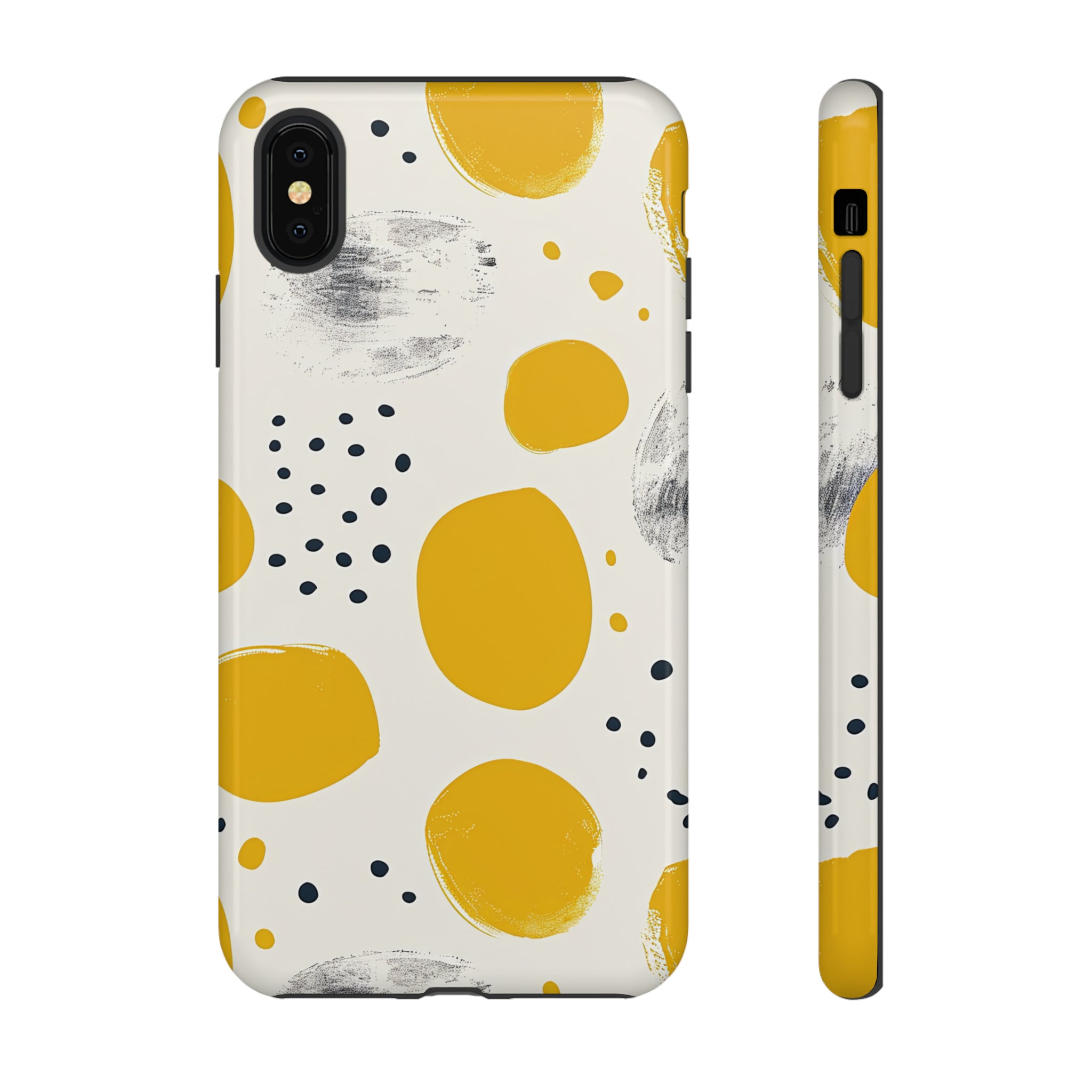 Dotted Yellow Simplicity - Protective Phone Case