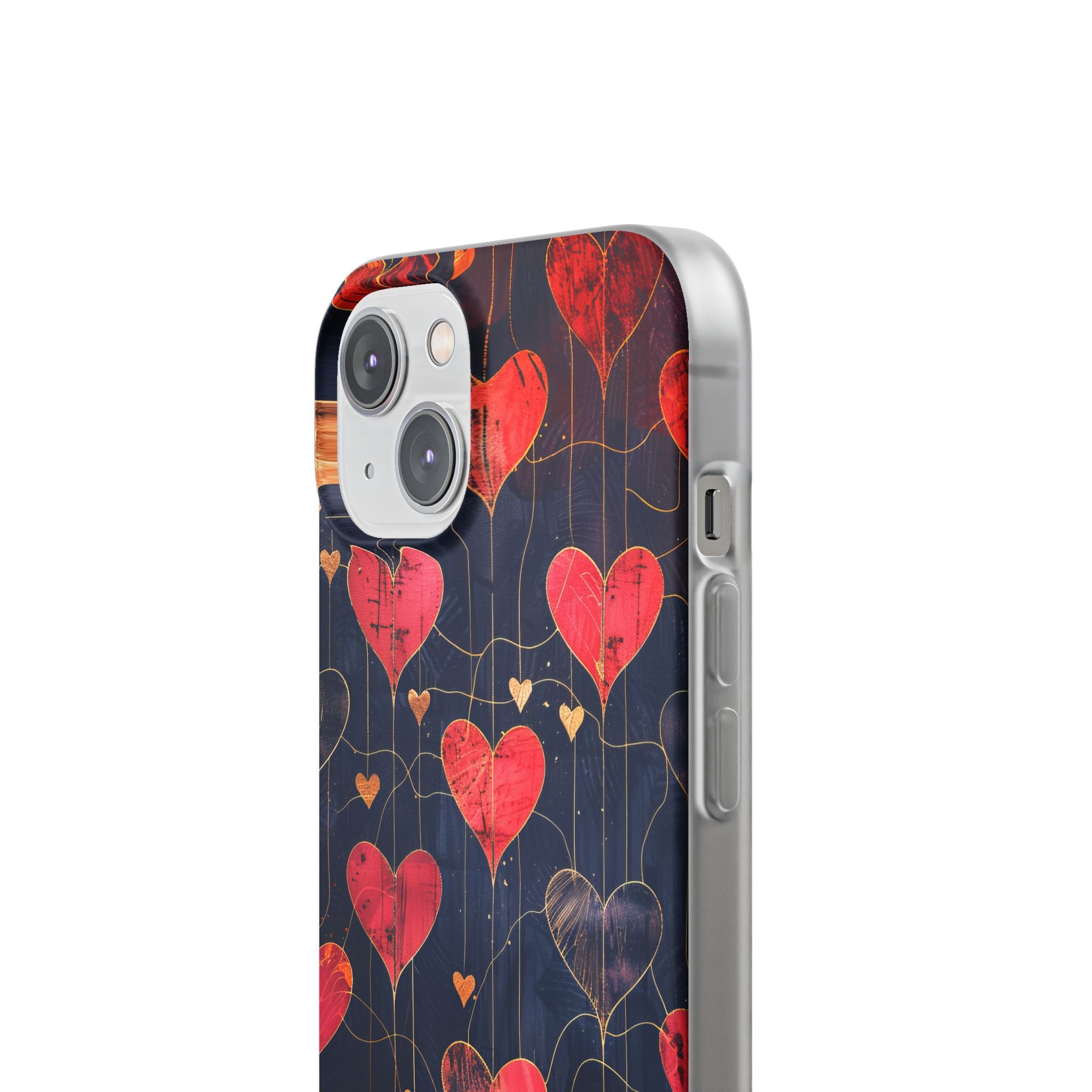 Golden Hearts Network iPhone 14 Case - Soft