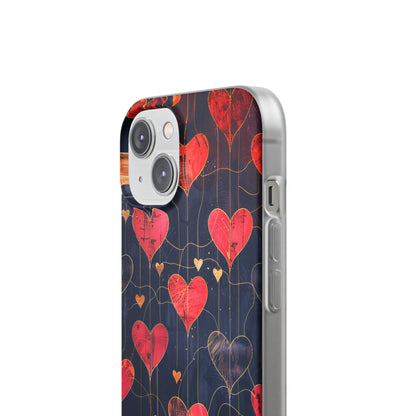 Golden Hearts Network iPhone 14 Case - Soft