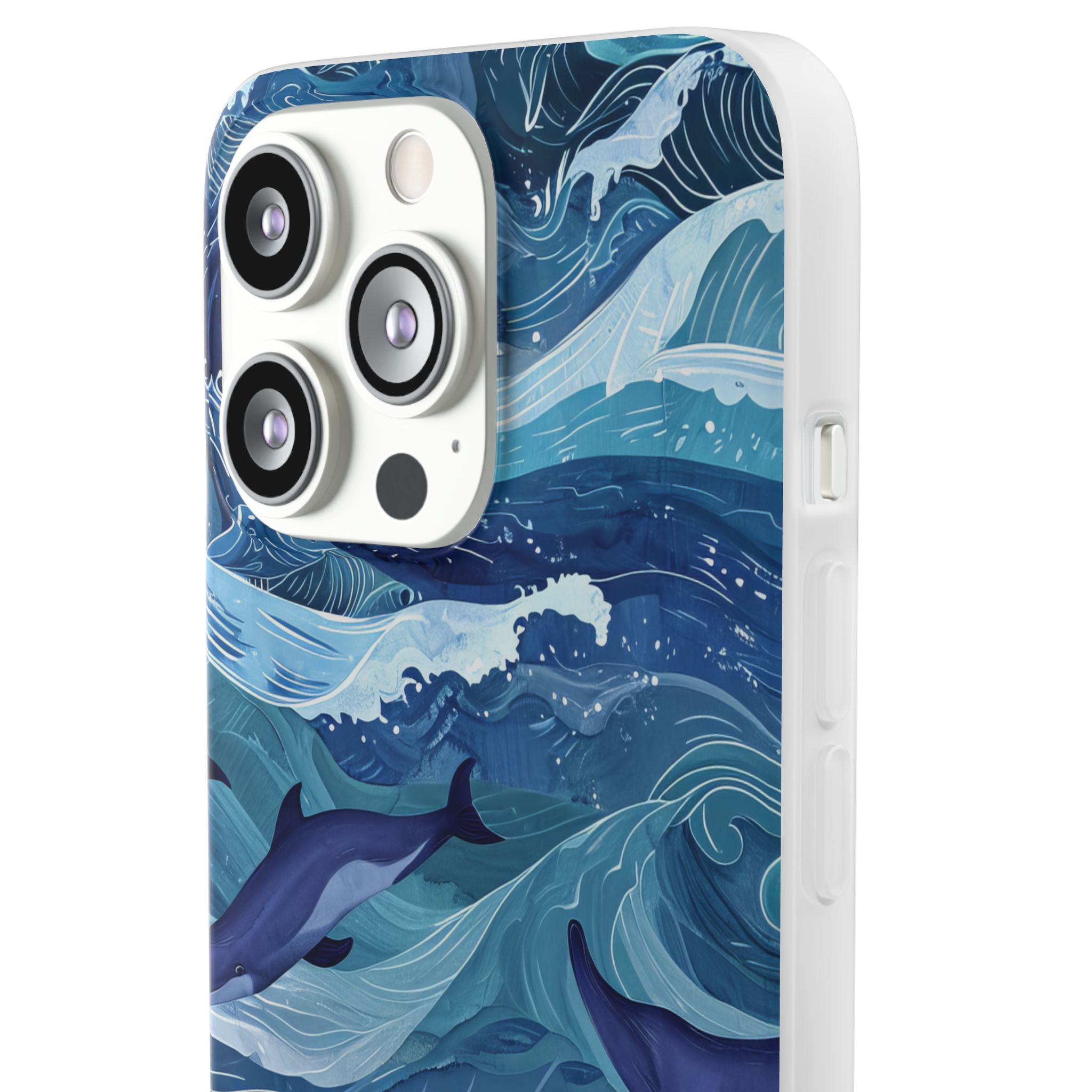 Dolphin Waves iPhone 13 Pro - Soft