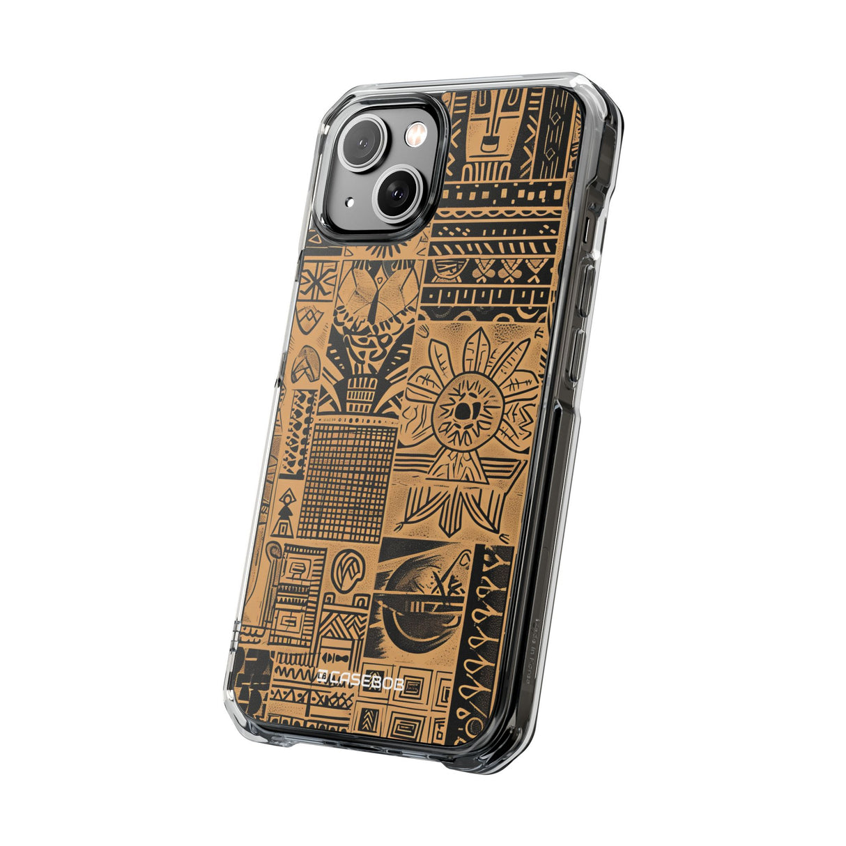 Ancient Ethnic Tapestry - Phone Case for iPhone (Clear Impact - Magnetic)