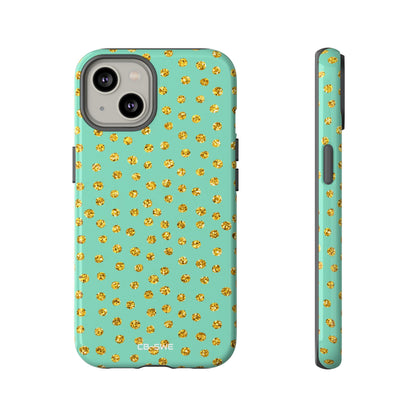 Golden Dots Dance - iPhone Case