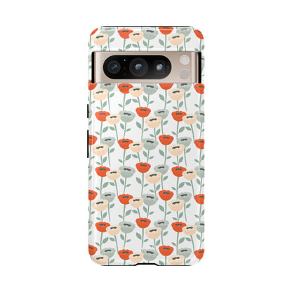 Minimalist Floral Elegance - Google Pixel Case