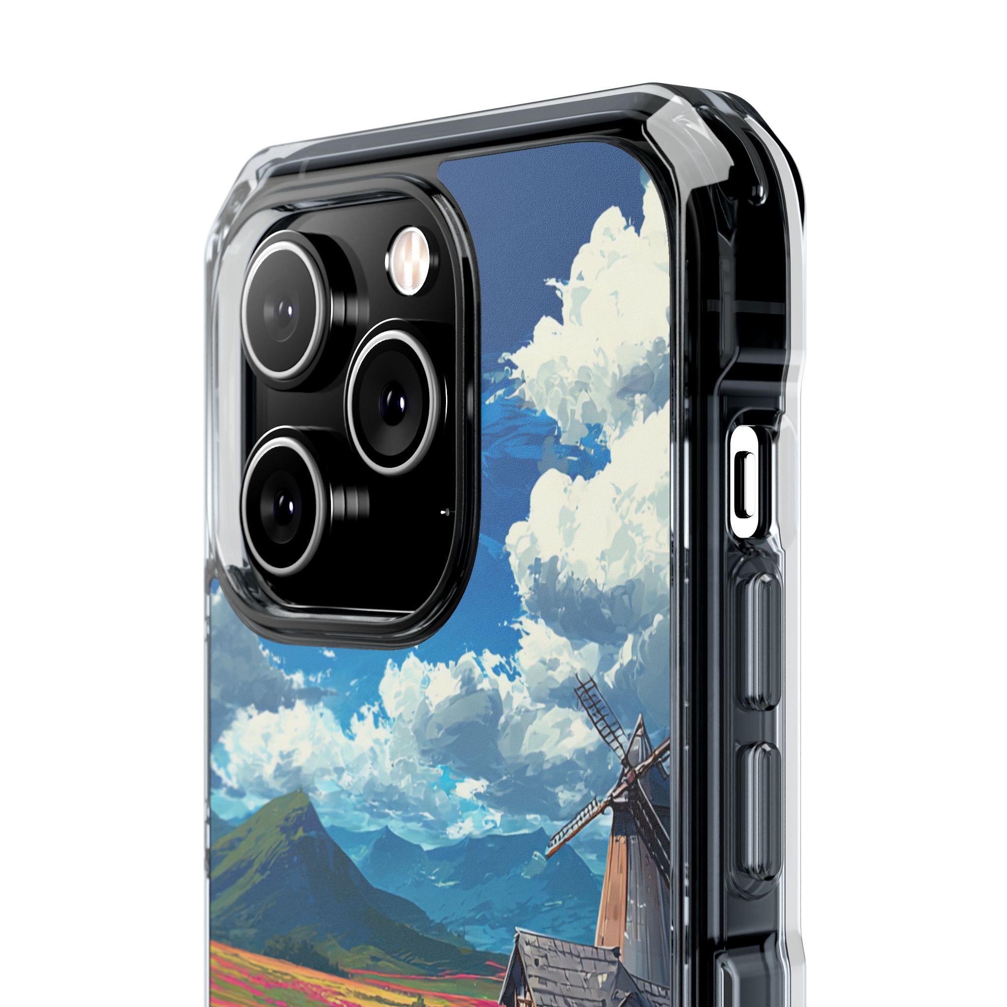 Impressionistic Summer Windmill iPhone Case - Impact