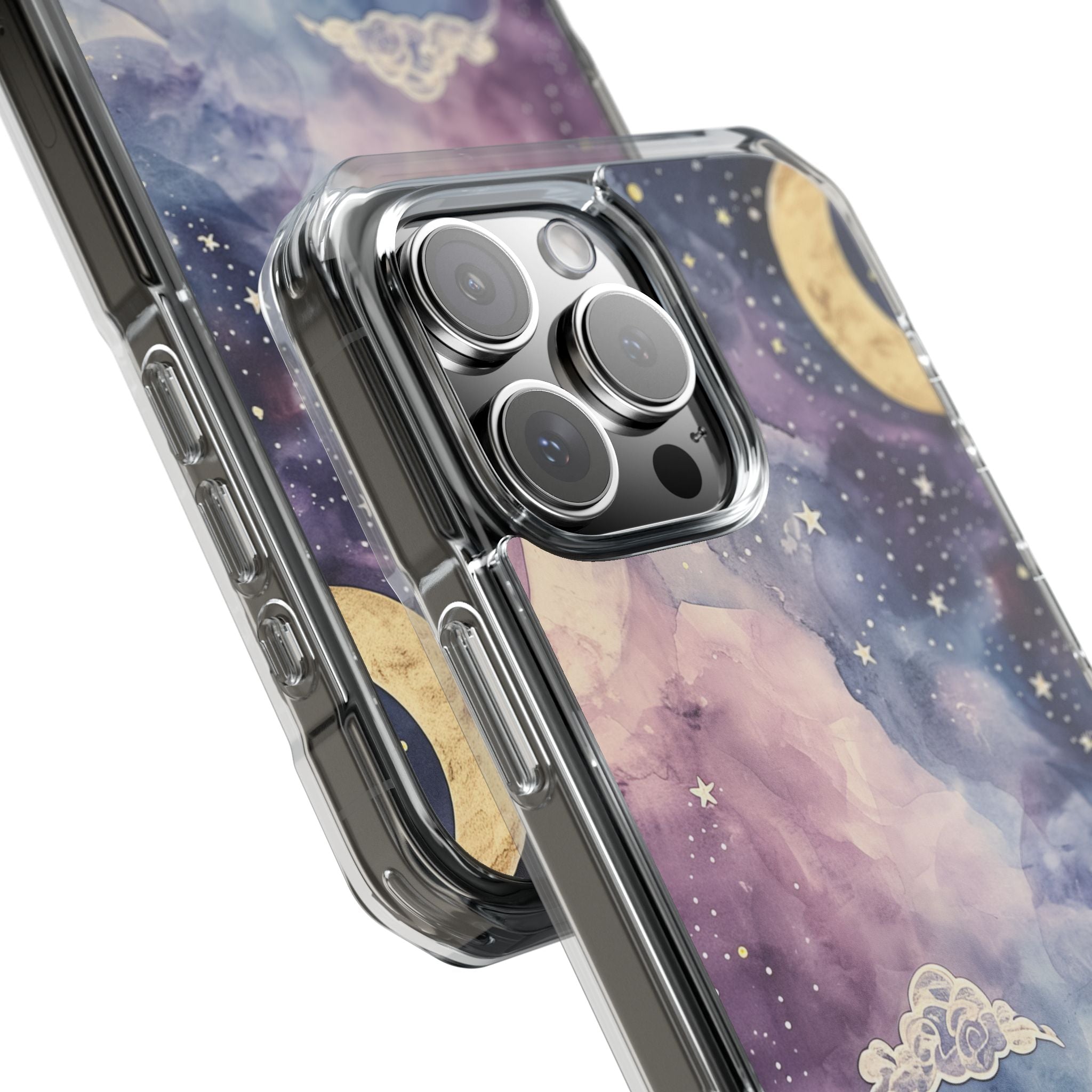 Dreamy Celestial Night - Clear Impact iPhone 16 Phone Case